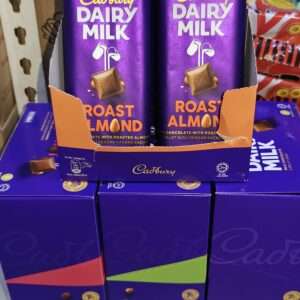 [ 130g x 12packs ] Cadbury Block Chocolate [Dairy Milk /  Almond / Hazel Nut] Halal - Malaysia