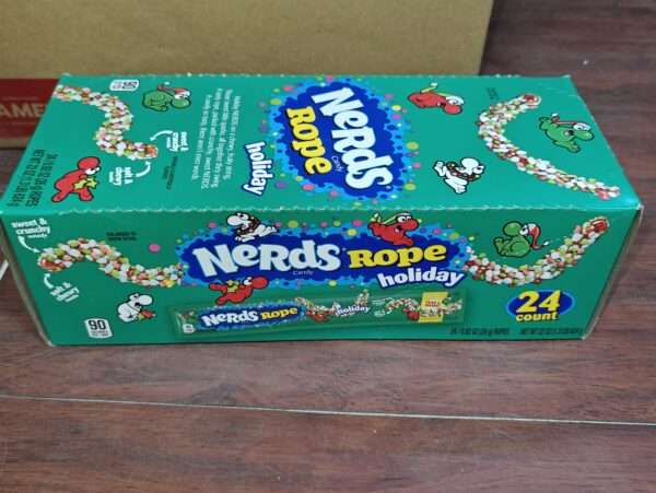 [ 26g x 24pkt ] Nerds Rope Candy | Holiday [ Green ]