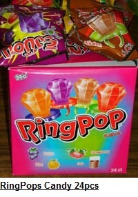 [ 24pieces ] Ring Pops Candy