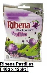 [ 40g x 12pkt ] Ribena Pastilles Zipped Lock Pack [ Halal ]