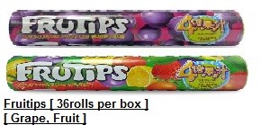 [ 32Rolls ] Fruitips [Grape / Mixed Fruits]