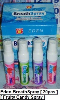 [ 20pkts ] Eden Breath Spray [Fruity Candy Spray]