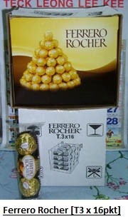 [  T3 x 16pkts  ] Ferrero Rocher[ Halal version ]