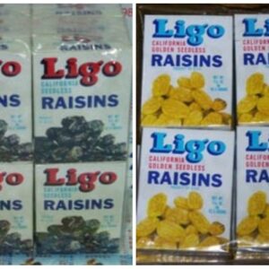 Ligo Seedless Raisins [Original Black / Golden] 30g x 12pkts