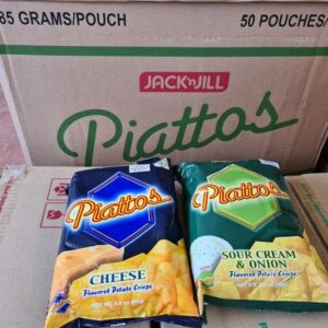 Piattos Flavoured Potato Crisps [Cheese / Sour Cream & Onion]