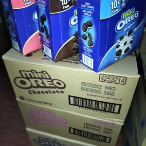 [20.4g x 10pkt] Mini-Oreo packs [Vanilla(Original), Choc, Strawberry] Halal