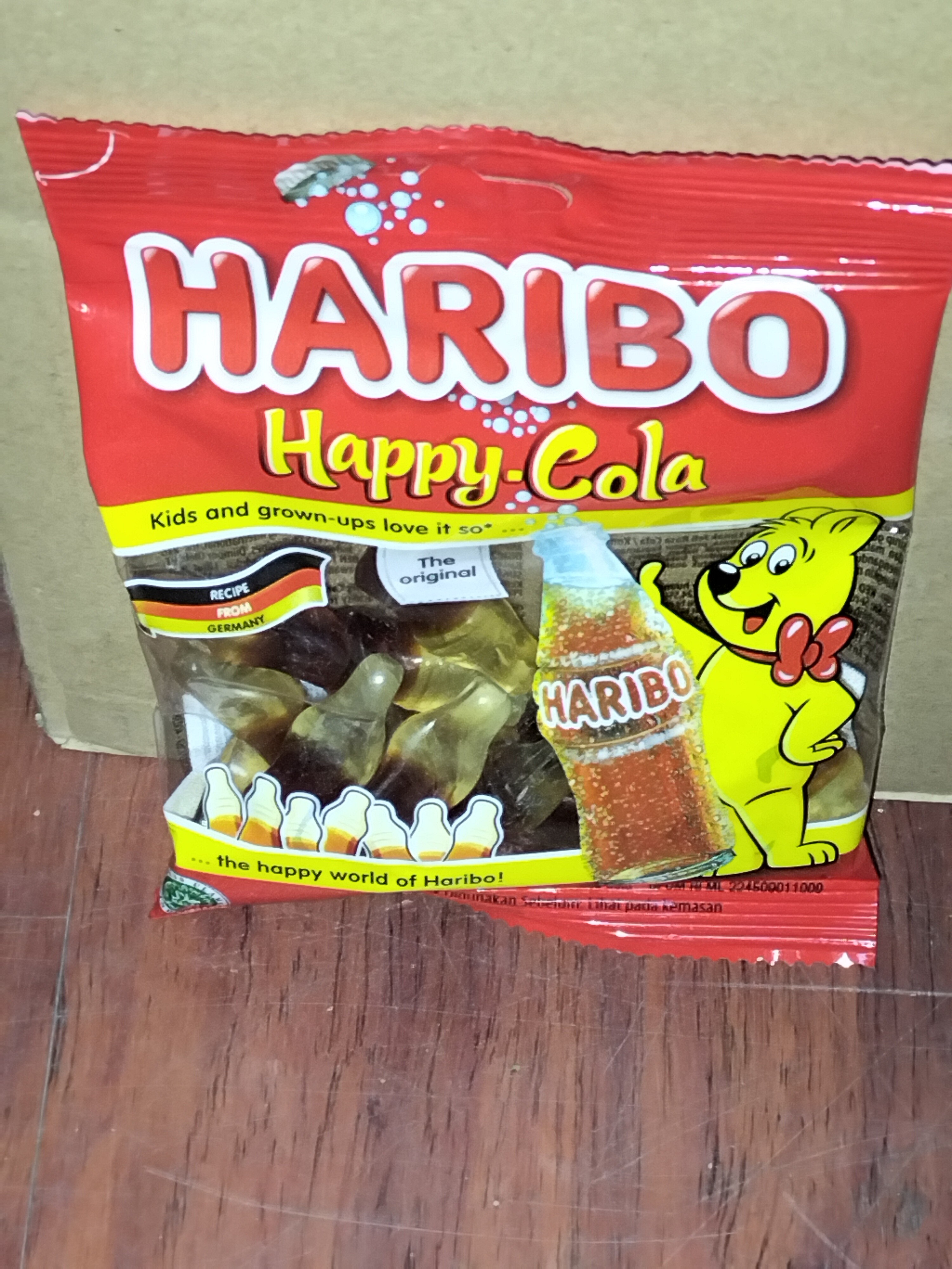 [80g x 10pkt] Haribo Happy-Cola [ Halal ]