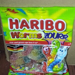 [80g x 10pkt] Haribo Worm-zour [ Halal ]