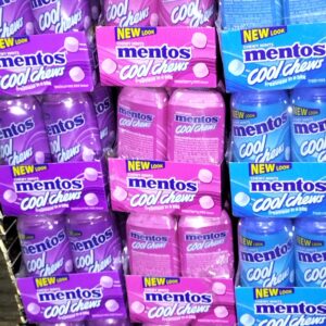 [30g x 12bottles] Mentos Coolchew Mints [ Mixed berry / Blackcurrant / Fresh mint ]