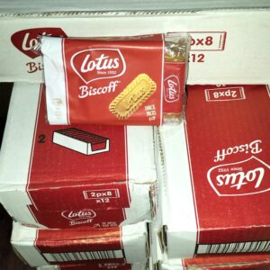 [ 124g(8x2pcs) per pkt  x 12pkt ] Lotus Biscoff Ctn