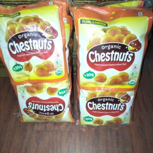 [ 120g x 12pkt ] Tong Garden Organic Chestnuts