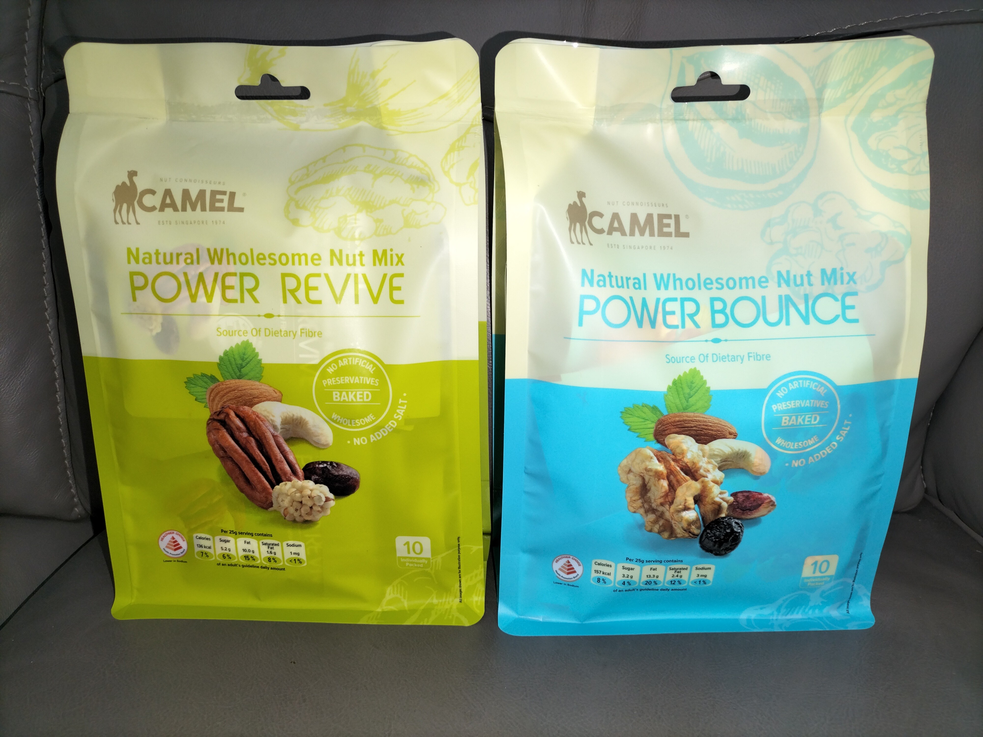 [ 250g ] Camel Natural Wholesome Nuts Mix [ Power Bounce / Power Revive ] Halal / Healthy Choice