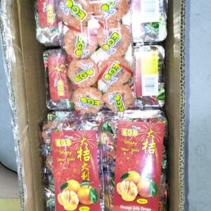 [ 200g(8pcs) x 10 Trays ] EGO Mandarin Orange Jelly Drop